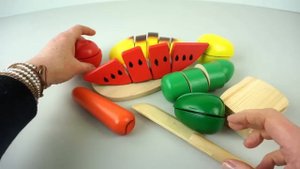 Velcro Fruit Salad Cutting Playset Toys Kitchen Cooking Ninja | Wildbrain Toy Club - Fun For Kids!