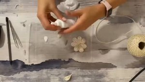 Панно из джута своими руками. DIY, jute craft.