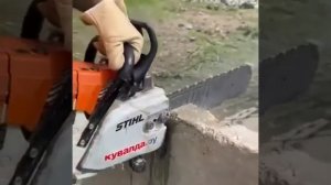 Бензопила по бетону