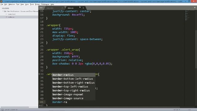 Alert Notifications | Success and Error Message Notifications In HTML and CSS смотреть онлайн