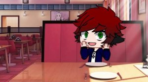 Я пытаюсь позвать официанта, моргая азбукой морзе /MEME/ Gacha Club.