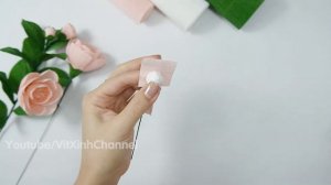 Cách Làm Hoa Trà Bằng Giấy Nhún - Hoa Giấy - Vit Xinh Channel