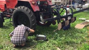 Переделываем колеса на культиваторе-окучнике.