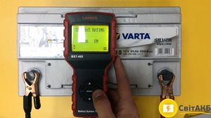 Авто аккумулятор Varta 85Ah 800A Silver Dynamic F18 тест пусковой ток