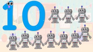 Song "Ten Little robots", Get Ready 1