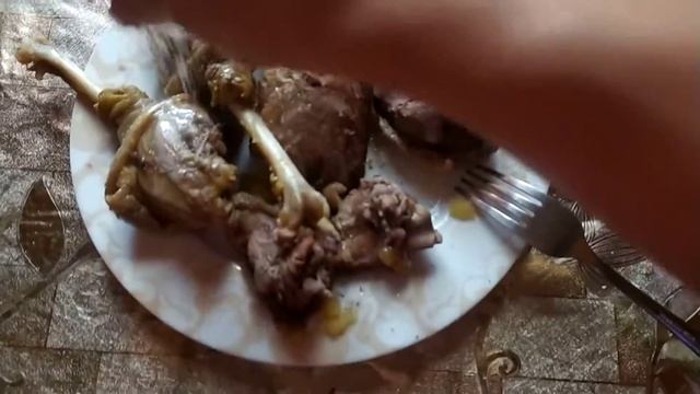 Очень Вкусный Жареный Домашний Гусь просто пальчики оближешь. смотреть онлайн
