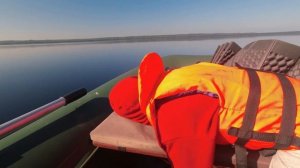 Вдвоем с сыном на секретное озеро.