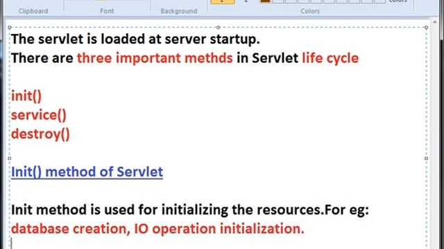 Servlet life cycle Methods смотреть онлайн