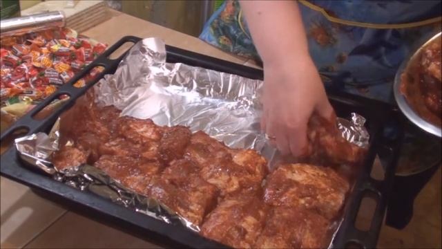 Свиные рёбра в духовке