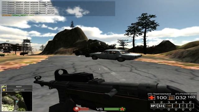 Обзор игры в вк Military Assault 3D онлайн шутер