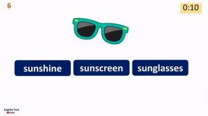 Summer Vocabulary Quiz for Kids