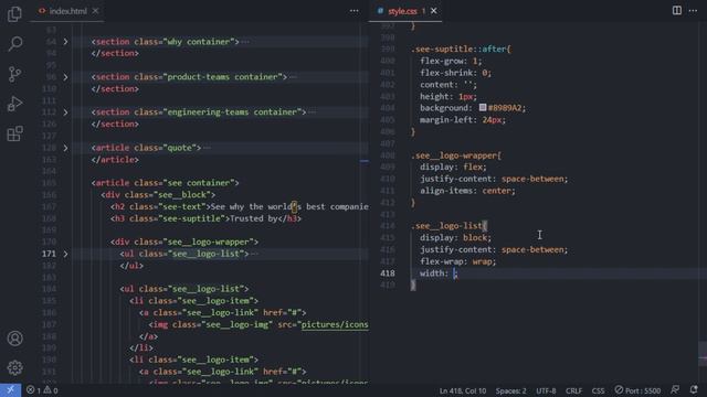 #4 ПРОДОЛЖАЕМ ВЕРСТАТЬ САЙТ Qubly | CSS | HTML смотреть онлайн