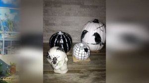 Роспись тыкв | Украшение домов на Хэллоуин / Pumpkin Painting | Halloween Home Decoration