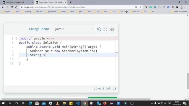 HackerRank Day 0: Hello World | Java