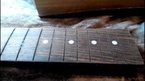 Реставрация накладки грифа, замена ладов, костяной порожек