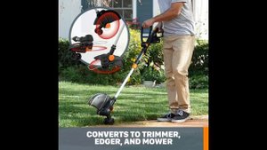 WORX 20V GT Revolution 12" Cordless String Trimmer & Turbine Leaf Blower Power Share Combo Kit