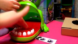 Настольная игра крокодил дантист!!! Давай будем лечить зубы.