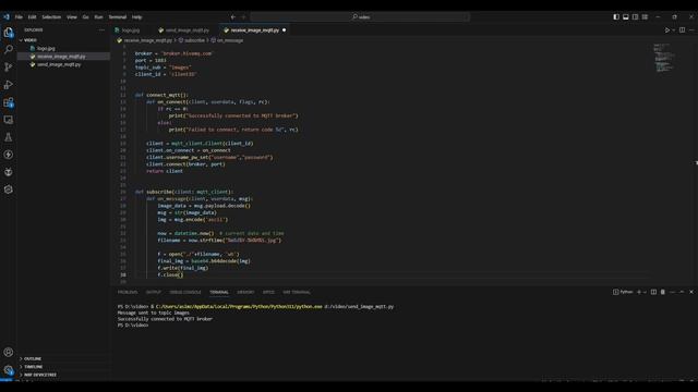 MQTT Image Transfer: Send and Receive images using MQTT | Android app x python