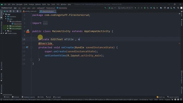 Cloud Firestore  : Crud App Part 1 (Inserting Data)