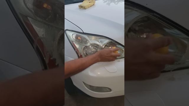 Lemon & Baking soda Magic for Headlights