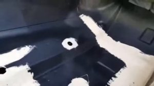 Восстановление БМВ Е36.  Покраска пола