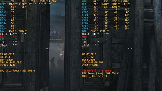 Thief i7 6400T vs Threadripper 1950X VEGA 56 BIOS 64 2560X1440 смотреть онлайн