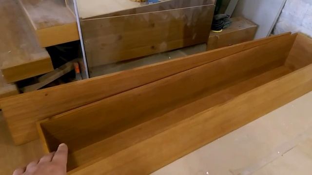 Сундучек для обуви из дерева (шпон дуба 1,5 мм) смотреть онлайн