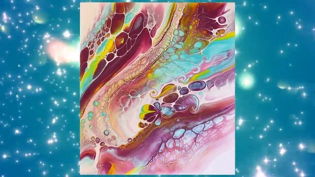 Fluid Art - картины акрилом/ Акриловая заливка своими руками.