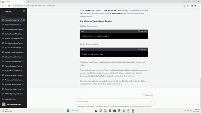 CAN i use python packages without installiaton