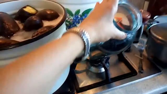 Баклажаны заготовки на зиму. Самый простой рецепт. Мастер-класс.