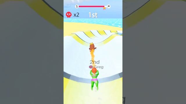 Aquapark.io #1 Будь первым на финише водной горки! Новая гоночная игра! 1-10 уровни смотреть онлайн