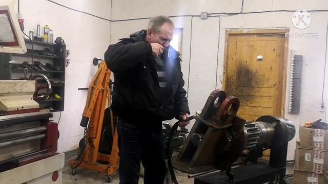Ремонт столба гидроманипулятора 2 часть.
