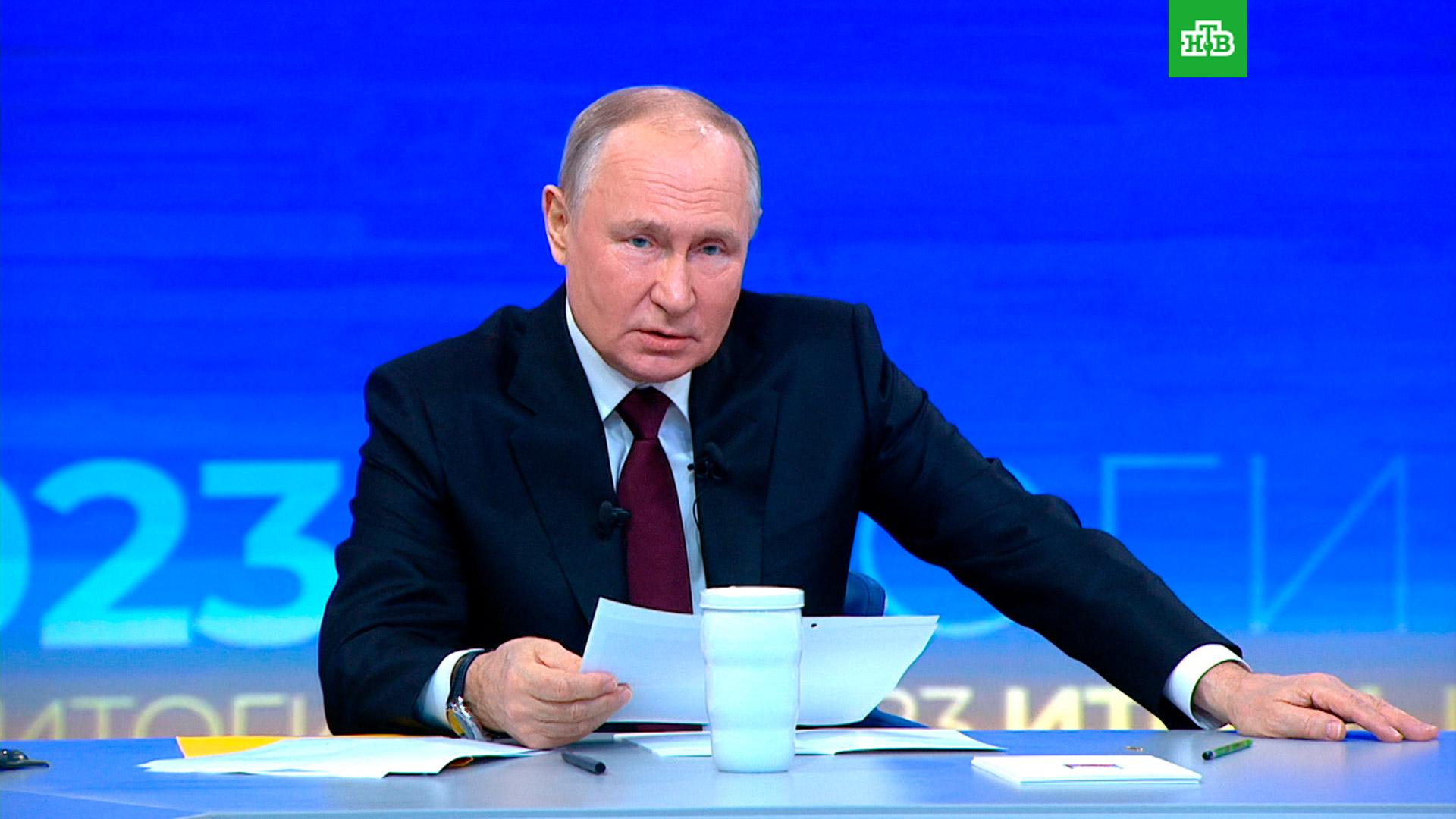 «Киев пихает людей на истребление»: Путин — о провальном контрнаступлении ВСУ