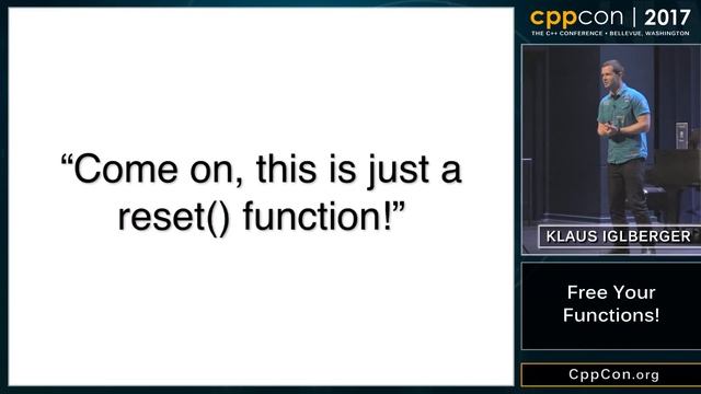 CppCon 2017: Klaus Iglberger “Free Your Functions!” смотреть онлайн