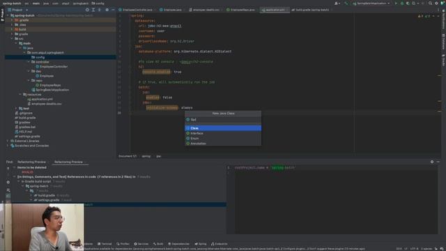 Spring Batch with REST API and SQL DB using Spring Boot смотреть онлайн
