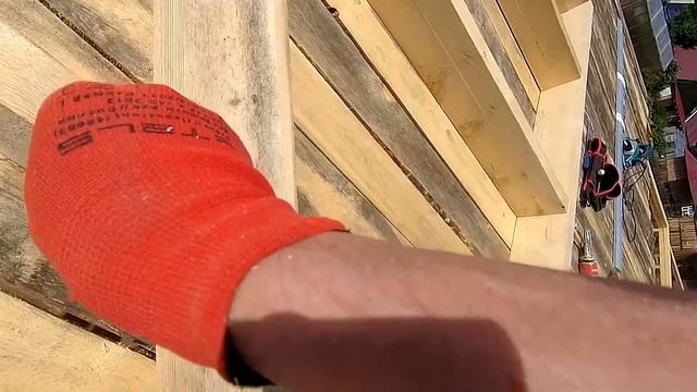 "Каркасник" своими руками. Перекрытие и боковые стены мансарды. смотреть онлайн