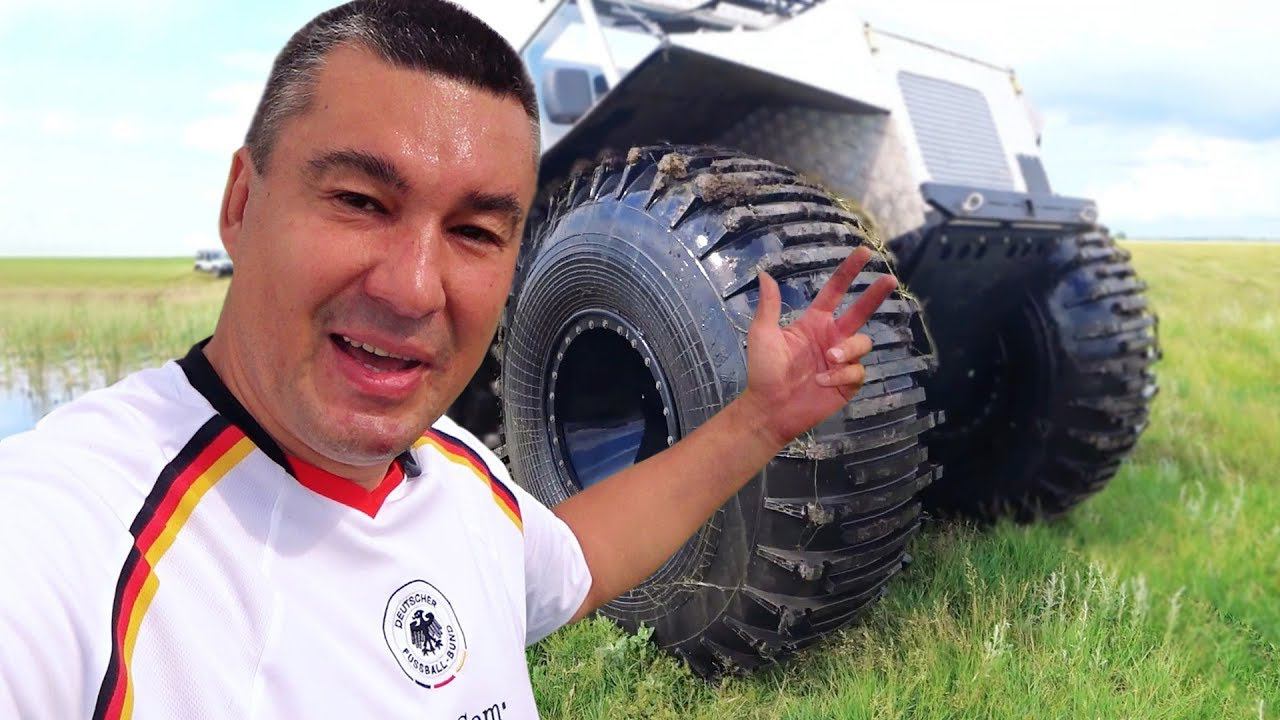 ОГРОМНЫЙ БОЛОТОХОД В БОЛОТЕ ! смотреть онлайн