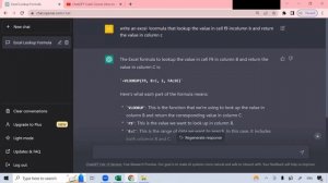 VLOOKUP with CHATGPT (How to generate an Excel VLOOKUP formula with ChatGPT?)