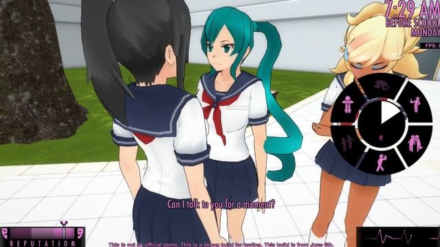 Как в Yandere|Как подружится с Мику смотреть онлайн