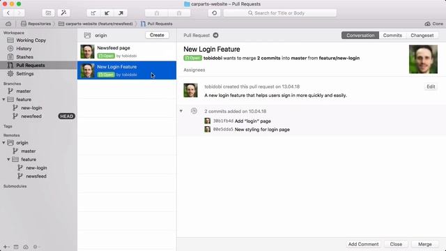 Bitbucket Pull Requests on the Desktop with Tower смотреть онлайн