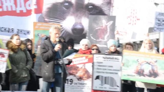 Экологические аспекты производства меха и кожи, "Животные - не одежда"-2014, Москва