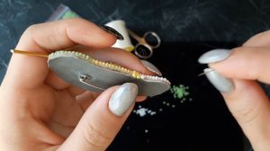 Обработка Краев Изделия Бисером|Как обшить край изделия бисером