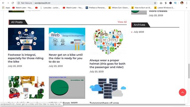 Wordpress Website development with free domain and hosting (Project overview)