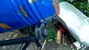 Переделка самодельной бетономешалки. Alteration of a homemade cement mixer