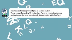 How to export ui design from figma to android studio?