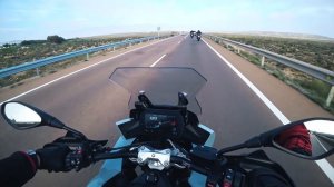 Ушатал новый BMW S1000XR 2020 на тестах в Испании