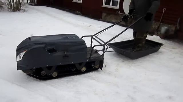 "Мотособака" в действии...