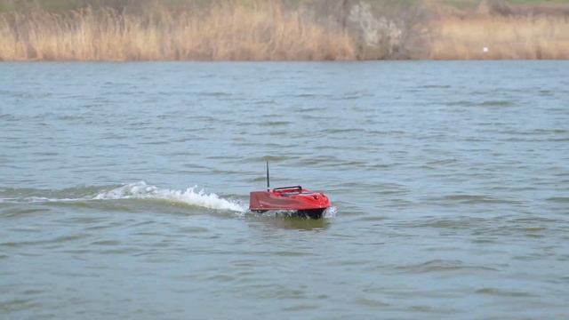 Завозим прикормку с Семёном на Кландайке прикормочным корабликом для рыбалки Solo V4  купить сейчас