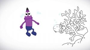 Каракули. Серия 28 - Как нарисовать крота. Обучающие мультфильмы для малышей