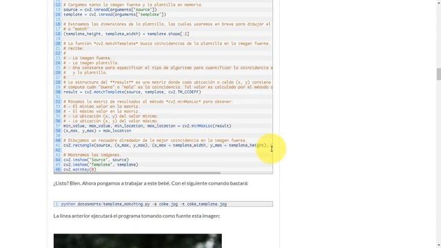Cómo Detectar Objetos Usando Plantillas en OpenCV (Template matching)